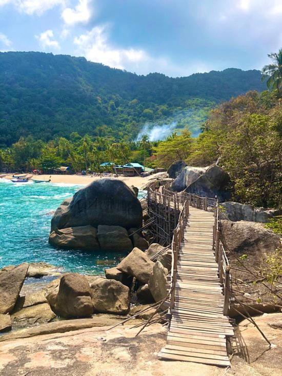 Bambu Huts Hotel Baan Tai Bagian luar foto
